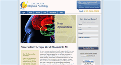 Desktop Screenshot of brainoptimizationmi.com