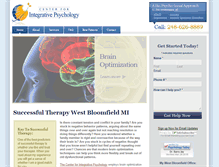 Tablet Screenshot of brainoptimizationmi.com